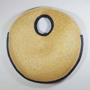 Round Woven Straw Bohemian Beach Tote